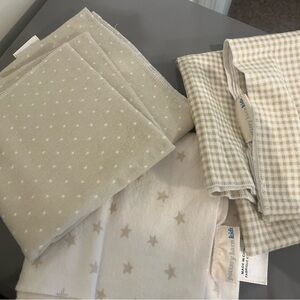 Pottery Barn Kids 30 x 30 Crib Blankets - Set of 3. Gender Neutral.